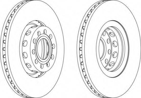 FERODO DDF954C1 гальмівний диск