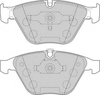FERODO FDB1628 Комплект гальмівних колодок, дискове гальмо