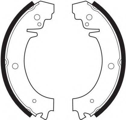 FERODO FSB59 Комплект гальмівних колодок