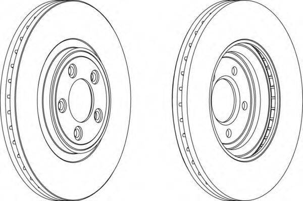 FERODO DDF1702 гальмівний диск