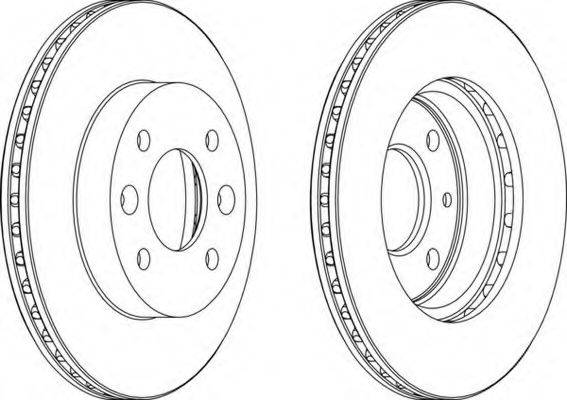 FERODO DDF184 гальмівний диск
