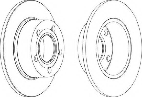 FERODO DDF265 гальмівний диск