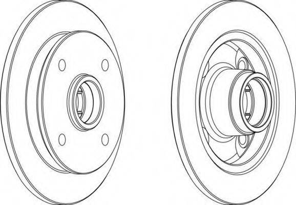 FERODO DDF651 гальмівний диск