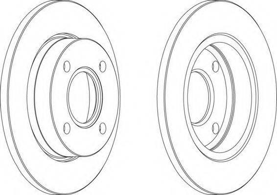 FERODO DDF845 гальмівний диск