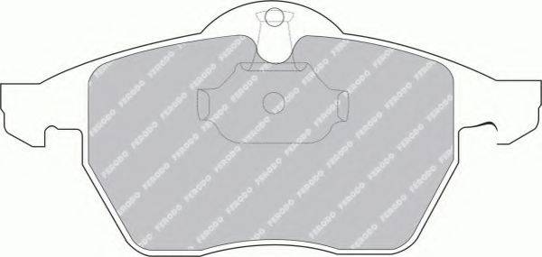 FERODO FSL1068 Комплект гальмівних колодок, дискове гальмо