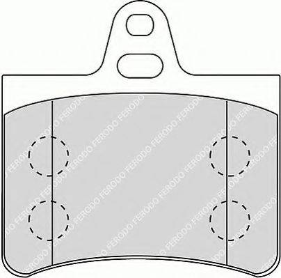 FERODO FSL1413 Комплект гальмівних колодок, дискове гальмо