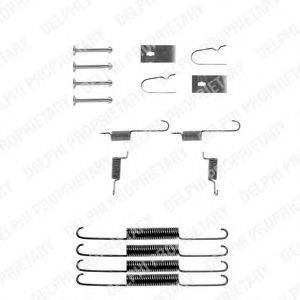 DELPHI LY1114 Комплектуючі, гальмівна колодка