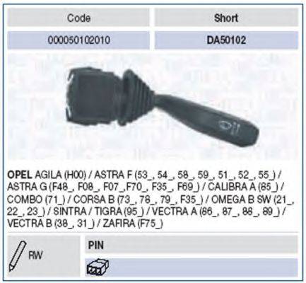 MAGNETI MARELLI 000050102010 Вимикач на колонці кермового керування